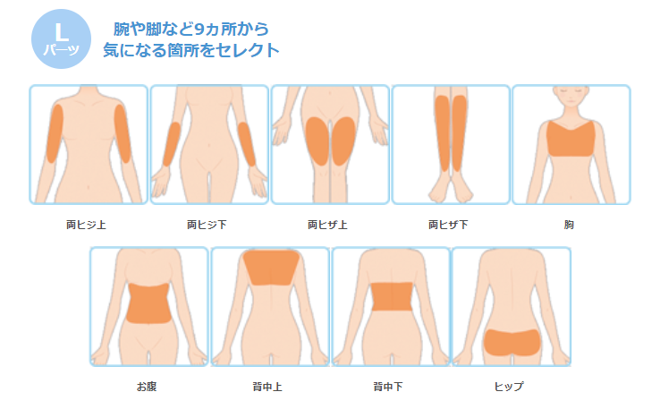 ミュゼプラチナムLパーツ